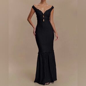 Meshki Black Maxi Dress